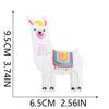 Pegatinas de tela bordadas de alpaca de dibujos animados Xiaotian para ropa, parches de camello del desierto, pegatinas para computadora, bordado Zhang Zi, subsidios de bordado