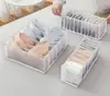 Caixa Organizadora de Malha para Roupas Íntimas Domésticas para Meias, Sutiãs e Roupas Íntimas Caixa Organizadora com Divisórias Tipo Gaveta E18