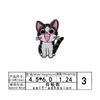 Según bordado de moda, lindas pegatinas de tela de dibujos animados para ropa, zapatos, bordado autoadhesivo, parche pequeño, pegatinas decorativas para agujeros de chaqueta.