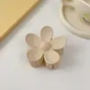 Pinza de garra estilo coreano de volumen extragrande, nuevo y exquisito clip de tiburón duradero, pinza para el pelo de metal con forma de corazón irregular, accesorio para el cabello