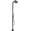 Fashishuo Set de Cabezal de Ducha Montado en el Suelo para Piscina Exterior de Acero Inoxidable Columna Soporte para Ducha de Baño Playa Aspersor