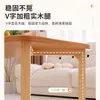 Mesa de Centro Pequeno Apartamento Sala de Estar Casa Estilo Escandinavo Perna de Madeira Maciça Mesa de Tronco 2025 Nova Casa de Aluguel Mesa de Chá Simples