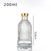 Frasco Transparente Espesso para Aromaterapia de Vidro Material Cristal Branco Frasco Romano de Vidro para Aromaterapia com Tampa Sub-frasco para Aromaterapia