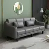 Sofá para sala de estar para apartamentos pequeños, tela tecnológica lavable, sofá cama moderno simple, plegable, tela resistente a los arañazos de gato