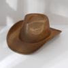 Chapéu Feminino Multicolorido Transfronteiriço Chapéu de Cowboy Brilhante e Interessante Criativo para Festa de Solteiro Diário Aba Larga Moda