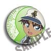 Insignia de barjou del anime Detective Conan, colgante periférico secundario Yuan Ji Songtian Yuan transparente gris Anfang