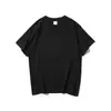 240g Camiseta Masculina de Manga Curta Personalizada para Comércio Exterior Estilo Americano Jovem Algodão Puro Masculina Marca da Moda Roupas Masculinas Verão Manga Meia Camiseta Sensação Fresca