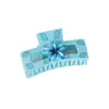 Pinza para el pelo estilo coreano estilo ins, pinza de garra cuadrada de flor, elegante de alta gama, accesorios para el pelo para moño en la parte posterior de la cabeza, pinza de tiburón