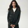 Conjunto de Dos Piezas de Punto de Cachemir con Sudadera con Capucha y Cremallera + Pantalones, Estilo Perezoso, Nuevo Otoño 2026