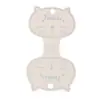 Tarjetas Plegables para Collares de Cartulina Blanca al por Mayor en Stock, Tarjetas de Exhibición para Empaquetar Colgantes de Cadena para Suéteres, Tarjetas para Joyería de Plata S925