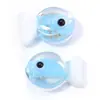 Contas de Vidro Coloridas de Peixinhos Contas de Vidro de Peixinhos Acessórios DIY Furo Reto Pulseira Contas de Vidro de Peixinhos Fofos Atacado