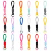 Lanyard para Teléfono Popular Creativo Simple Portatarjetas de Muñeco Tablero para Tarjeta de Embarque Llavero para Mochila Cuerda Trenzada Colorida Accesorio Colgante