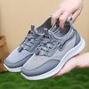 Verano Nuevo Estilo Zapatos de Tela de Pekín Antiguo Zapatos de Malla para Hombre Malla Transpirable Trabajo Zapatos de Papá Deportes y Ocio Antideslizantes Zapatos para Caminar