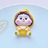 Grande Pilha de Cartas Menina de Resina Acessórios Charms para Sapato Crocs Joias DIY Capa de Celular Acessórios de Cabelo Adesivos Materiais Decorativos