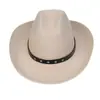 Chapéu de coco western em jeans com aba virada para cima, estilo Xizang, chapéu de feltro, outono e inverno, retrô, chapéu Jazz britânico