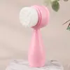 Cepillo Facial Limpiador de Cerdas Suaves de Pie para Limpieza Profunda, Limpieza Manual de Poros, Eliminación de Puntos Negros y Herramienta de Masaje Facial