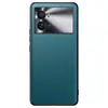 Aplicável à capa de couro lisa VIVO iqoo9 capa de telefone com lente de metal IQOO 9pro ultrafina com padrão de couro totalmente envolvente resistente a quedas