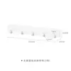 Estante de Ganchos sin Taladro Estante de Cuchillos para Pared de Cocina Colgador Estante de Almacenamiento para Baño Gancho para Ropa Fuerte Adhesivo sin Rastro