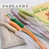 Pingente de bolsa estilo fita DIY pingente de bolsa feito à mão materiais fio de renda nó romano feito à mão acessório versátil decoração