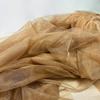 Glitter Milan Tecido Macio Suave Fio de Glitter Delicado Véu de Vestido de Noiva Fio Transparente Tecido de Malha Perolado Tecido