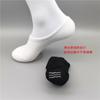 Calcetines invisibles para hombre, con pegamento para el talón, antideslizantes, transpirables, de verano, finos, poco profundos, de tubo corto, de algodón, de color sólido, al por mayor
