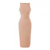 Vestido de hombros descubiertos para mujer, elegante minivestido blanco sin mangas estilo francés, adecuado para bodas y cumpleaños, vestido con tirante texturizado para el verano