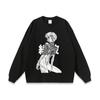 Marca de Moda Nacional Camiseta Retro de Estilo Americano de Manga Corta High Street vintage Lavado Pesado Vieja Camiseta Holgada para Pareja Manga Corta