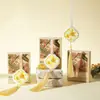 Colgantes de Yeso con Aroma a Osmanthus Dorado Estilo Chino para Desodorización y Fragancia Duraderas en Armarios, como Recuerdos y Decoraciones para Coche