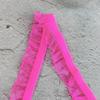 Fábrica de Origem Renda Plissada Colorida Elástica de 1,5cm para Roupas e Saias de Boneca