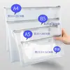 Bolsa com Zíper de Malha EVA Espessa A4 Bolsa para Prova de Estudante Bolsa para Armazenamento de Provas Bolsa Transparente à Prova d'Água para Documentos