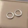 Pendientes Brillantes Moda Elegante Viento Frío Pendiente Hebilla de Oreja Brillante Tecnología Arena Flash Pendientes de Moda Versátiles