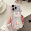 Nuevo Estuche Dos en Uno Oso con Flores Adecuado para Funda de Teléfono Apple 17 iPhone 16 Transparente 15Promax Cubierta Protectora