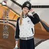 Chaqueta de Otoño para Niñas 2026 Nuevo Estilo Americano Chaqueta de Béisbol con Estampado de Estrellas Chaqueta Versátil de Moda Casual