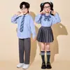 Ropa para Reunión Deportiva de Estudiantes de Primaria, Ropa Estilo Universitario para Hermanos y Hermanas, Conjunto de Ropa para Grupo de Porristas Infantiles y Actuación Coral en Escenario
