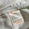 Sencilla y fresca, funda de edredón de gasa de doble capa 100% algodón, grado A, 100% algodón, juego de ropa de cama individual para dormitorios, incluye tres piezas