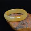 Pulseira da Marca Jade de Xinjiang Pulseira de Jade de Seda Dourada Natural de Alta Qualidade Pulseira de Jade Topázio Pulseira de Jade Gobi de Karamay