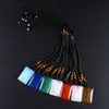 Colgante de cristal natural, colgante amuleto de obsidiana, regalo para parejas, joyería de cristal, hecho a mano, símbolo de la paz