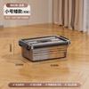 Caja de Almacenamiento para el Hogar de Gran Capacidad para Ropa y Edredones, Sala de Estar, Dormitorio, con Tapa y Ruedas, Caja de Almacenamiento para Artículos Varios y Juguetes