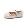 Zapatos de Princesa para Niñas 2026 Primavera y Otoño Nuevos Zapatos de Cristal para Niñas, Zapatos Pequeños de Cuero Suave para Bebé