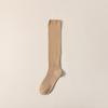 Calcetines Largos Blancos para Mujer, Calcetines Flojos para Combinar con Botas, Calcetines Largos de Tubo para Primavera y Otoño, Calcetines para Pantorrilla, Calcetines Hasta la Rodilla