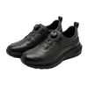 Sapatos Masculinos de Couro Genuíno, Novos Sapatos para Caminhada e Montanhismo ao Ar Livre de Primavera e Outono, Masculinos Impermeáveis para Corrida, Antiderrapantes, Amortecedores, Sapatos Esportivos e Casuais
