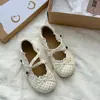 Sapatos Mary Jane Fofos para Mulheres 2026 Design de Moda de Verão com Renda e Laço, Sapatos Individuais para Combinar com Saias, Mocassins