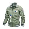 Amazon Aliexpress Jaqueta Esportiva para Motocicleta Jaqueta Coach Tendência Moda Masculina Tamanho Grande Logo de Carro Imprimível