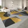 Tapete de Chão para Sofá Lavável de Alta Qualidade na Cor Creme, Tapete Antiderrapante para Janela de Canto, Carpete de Quarto ao Lado da Cama, Tapete de Mesa de Centro Leve e Luxuoso, Carpete de Sala de Estar