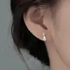 Novos Brincos de Leque Dobrável Assimétrico Estilo Chinês Pipa para Meninas Brincos de Zircônia Estilo Chinês Retro de Alto Padrão Novo Estilo Outono e Inverno