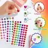 Adesivos de Coração Holográfico para Crianças Adesivos Pequenos de Coração com Glitter Decorações de Amor Adesivos Adesivos para Planner de Recompensas