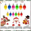 RFM044 Lâmpada de Luz Magnética Refletiva de Natal Adesivo Decorativo Magnético Refletivo Boneco de Neve Papai Noel para Carro
