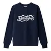 Impresión por Inyección Directa Estilo Retro Americano Japonés Sudadera con Cuello Redondo Unisex para Pareja Capa Base Sudadera con Capucha Sudadera Trendy para Jóvenes