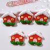 Accesorios de resina DIY joyería parche para carcasa de teléfono móvil hebilla para zapatos con agujero pegatinas para taza accesorios para tocado de niños dibujos animados Navidad