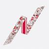 Estilo chino 26 letras flor diagonal twill largo pañuelo pequeño cinta para el pelo Pañuelo pequeño cinta decoración de bolsa